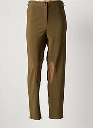 Pantalon slim elasticitate mărime normală verde JUMFIL femeie