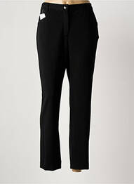 Pantalon slim elasticitate mărime normală negru JUMFIL femeie