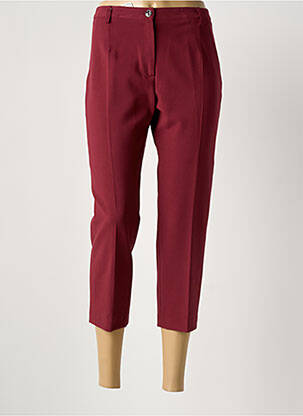 Pantalon trei sferturi roșu JUMFIL femeie