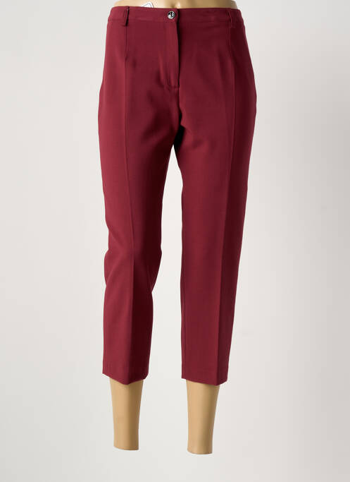 Pantalon trei sferturi roșu JUMFIL femeie