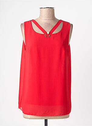 Top roșu QUATTRO femeie