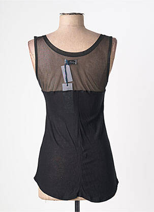 Top țesătură jersey fără mâneci negru QUATTRO femeie
