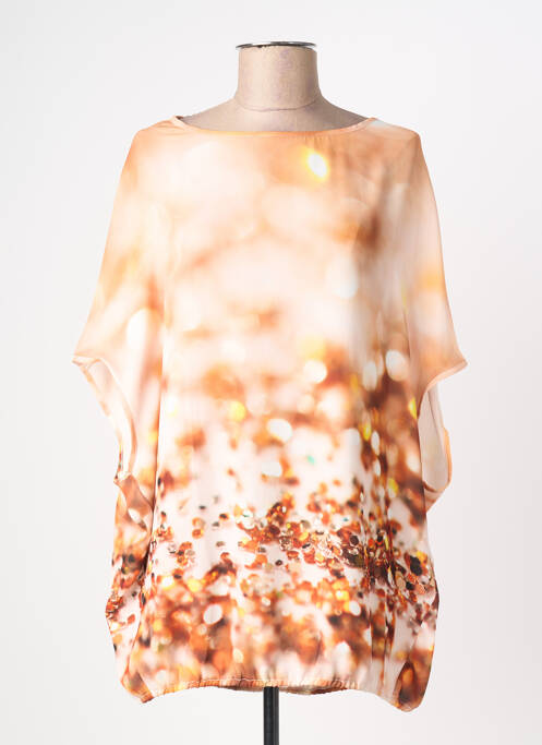 Tunică mâneci scurte bej QUATTRO femeie