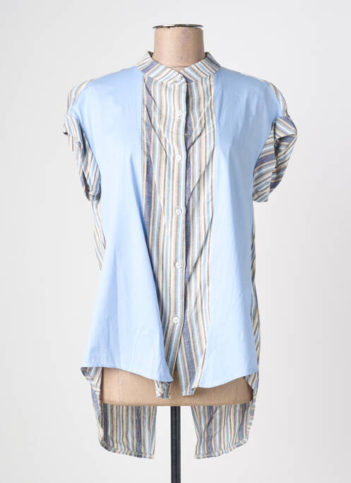 Cămașă mâneci scurte mâneci scurte albastru QUATTRO femme