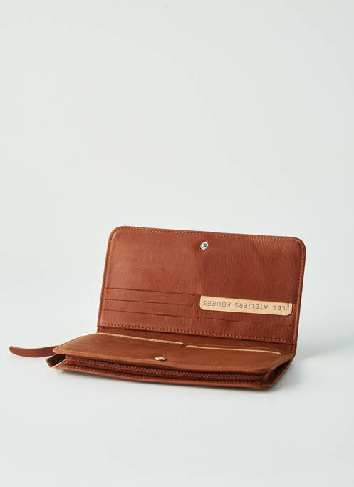 Portofel maro LES ATELIERS FOURÉS femeie