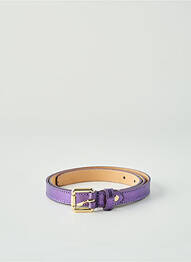 Curea efect material satinat violet CINNAMON femeie