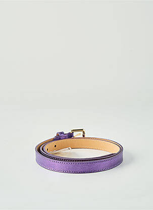 Curea efect material satinat violet CINNAMON femeie