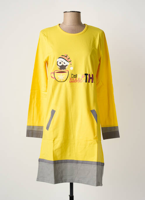 Cămașă de noapte galben ROSE POMME femeie