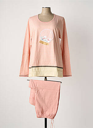 Pijama croială dreaptă roz ROSE POMME femeie