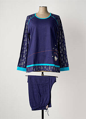 Pijama țesătură jerseu violet ROSE POMME femeie