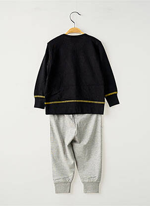 Pijama strânsă la bază negru ROSE POMME garcon