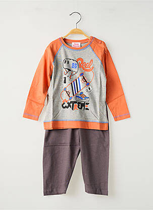 Pijama portocaliu ROSE POMME băiat