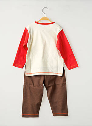 Pijama mâneci lungi maro ROSE POMME garcon
