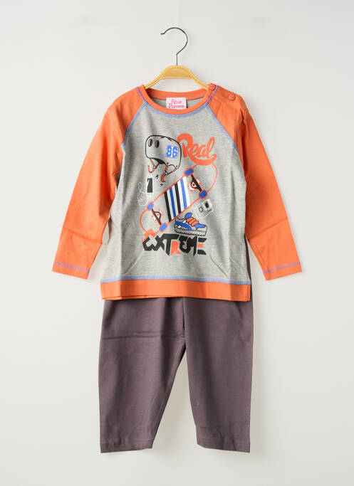 Pijama portocaliu ROSE POMME băiat