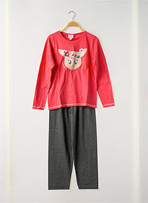 Pijama țesătură jerseu roz ROSE POMME fată
