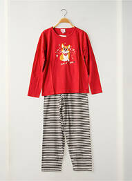 Pijama țesătură jerseu roșu ROSE POMME fille