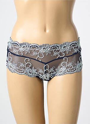 Shorty broderie albastru AMBRA femeie