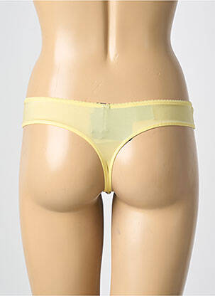 Tanga elasticitate galben AMBRA femeie