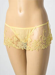 Tanga elasticitate galben AMBRA femme