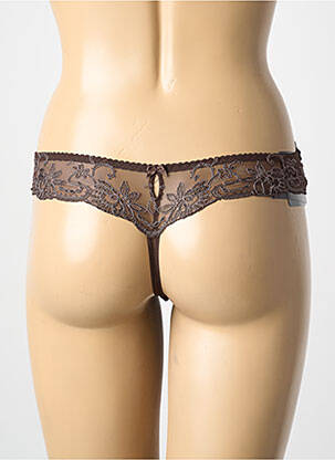 Tanga elasticitate maro AMBRA femeie