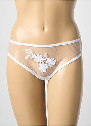 Tanga elasticitate alb AMBRA femeie