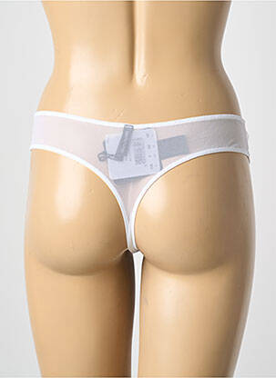 Tanga elasticitate alb AMBRA femeie