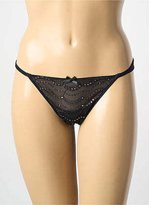 Tanga elasticitate negru AMBRA femeie
