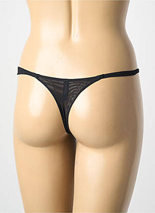 Tanga elasticitate negru AMBRA femeie