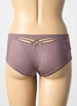 Shorty efect material satinat maro MARLIES DEKKERS femeie