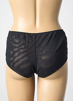Chilot efect material satinat negru AMBRA femeie