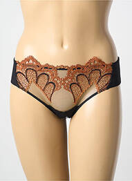 Chilot efect material satinat portocaliu AMBRA femme