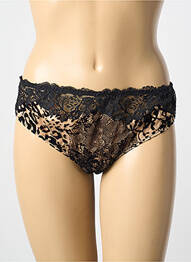Chilot broderie dantelă de calais negru AMBRA femme
