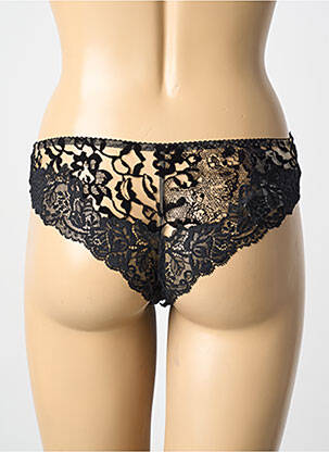 Chilot broderie dantelă de calais negru AMBRA femeie