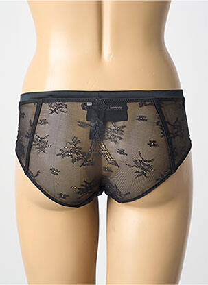 Shorty efect material satinat negru CHANTAL THOMASS femeie