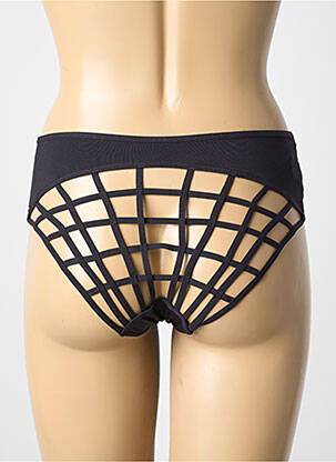 Chilot efect material satinat negru CHANTAL THOMASS femeie
