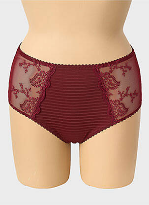 Chilot cu talie înaltă roșu LOUISA BRACQ femeie