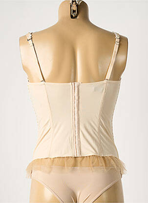 Corset fără armatură culoare piersică AMBRA femeie