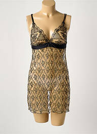 Nuisetă/combinetă broderie negru AMBRA femme