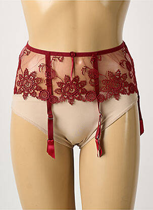 Corset/jartieră cu armatură roșu AMBRA femeie