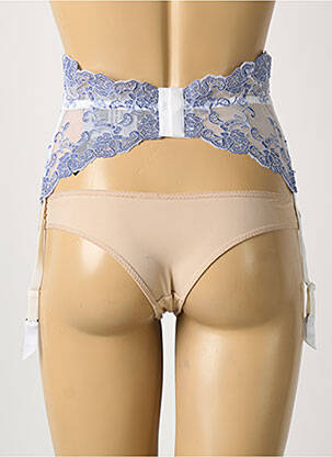 Corset broderie albastru AMBRA femeie