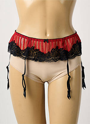 Corset/Jartieră negru AMBRA femeie