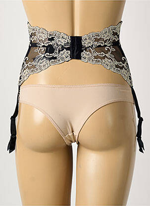 Corset broderie negru AMBRA femeie