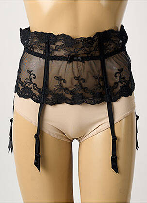 Corset broderie negru AMBRA femeie