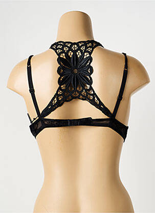 Sutien top sutien push-up top sutien push-up negru AMBRA femeie
