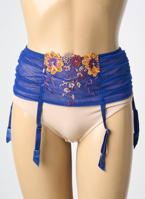 Corset/Jartieră albastru AMBRA femeie