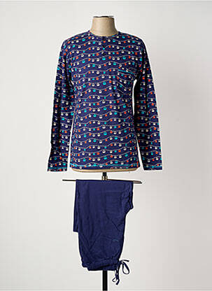 Pijama guler rotund violet ROSE POMME bărbat