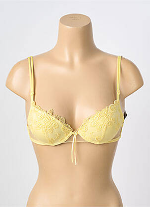 Sutien top sutien push-up top sutien push-up galben AMBRA femeie