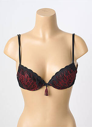 Sutien top sutien push-up top sutien push-up roșu AMBRA femeie