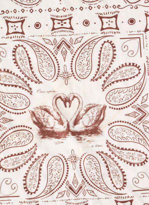 Eșarfă bej SANS MARQUE femeie