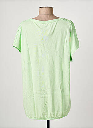 Tricou elasticitate mâneci scurte verde CECIL femeie